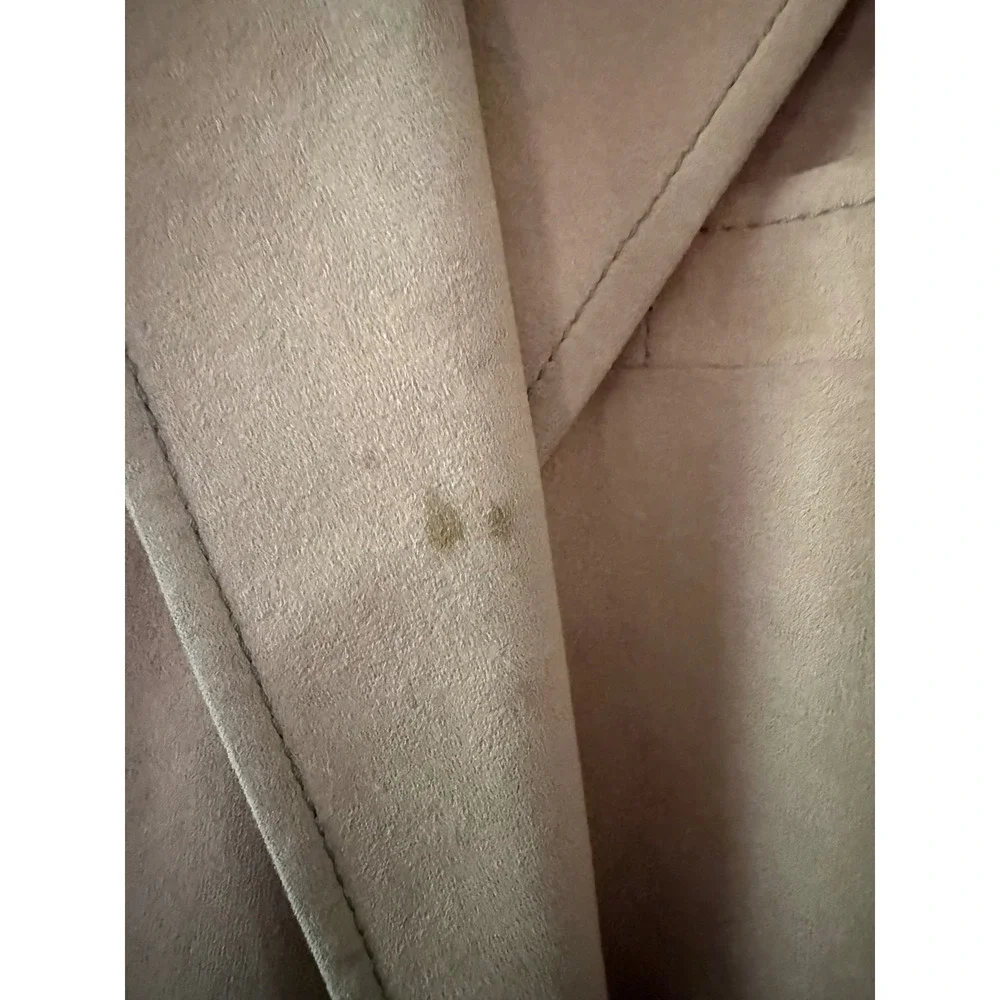 Vintage Harmony Clothes Mens Suede Feel Blazer Camel Tan Equestrian Lining Coat‎